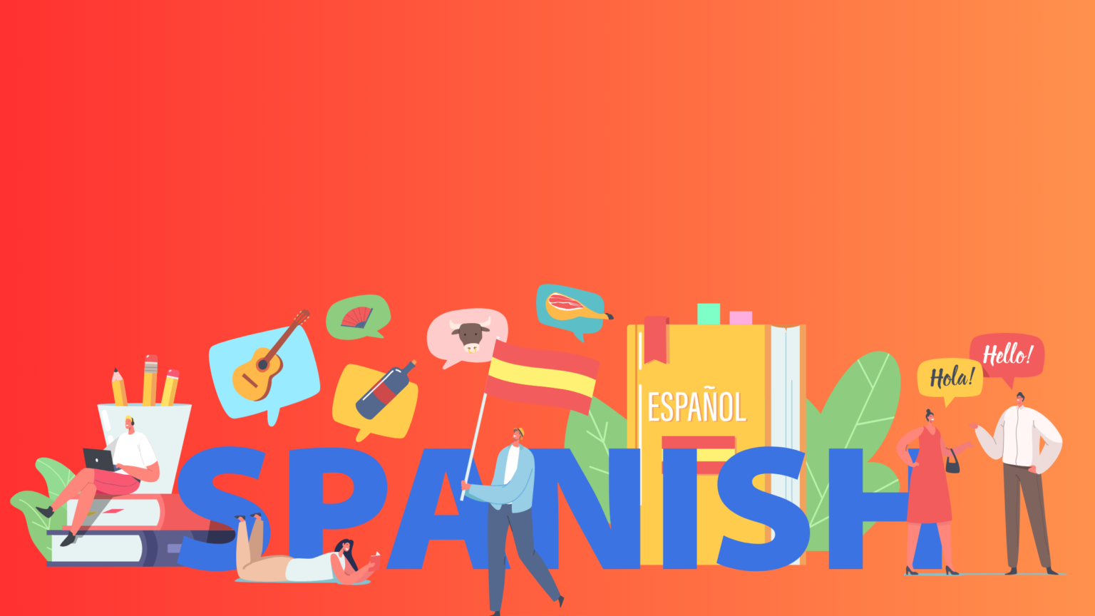 Spanish course banner